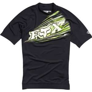 Fox Racing Showdown Rashguard Mens Short Sleeve Sportswear Shirt 