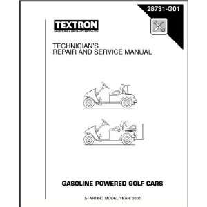   Manual For Gas TXT Golf Cars & Personal Vehicles Patio, Lawn & Garden