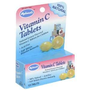    Hylands Vitamin C Tablets, 125 tablets