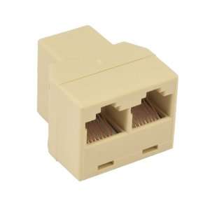  RJ45 LAN 2 Ways Plug Connector Joiner Splitter CAT 5 