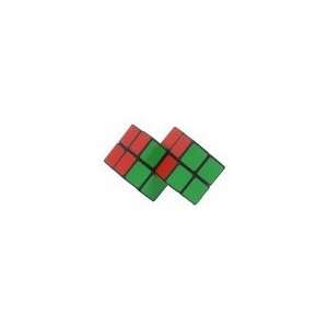   : Eastsheen Black Mini Double 2x2x2 Magic Rubiks Cube: Toys & Games
