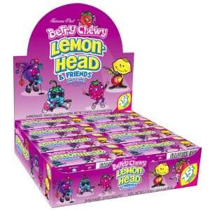 Chewy Lemonhead Berry Candy 24 Packs  Grocery & Gourmet 