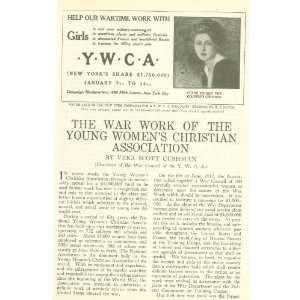  1918 War Work YWCA Young Women 