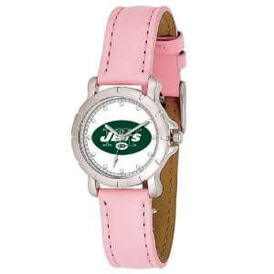 NY JETS LADIES PLAYER PINK Watch:  Sports & Outdoors