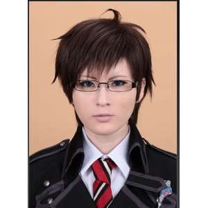  Okumura Yukio Dark Brown Short 30cm Cosplay Wig Cb05: Toys 