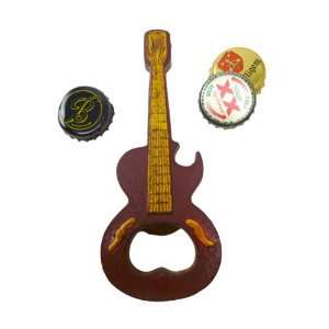  On Sale !! Rock and Roll Guitar Cast Iron Bottle Opener 