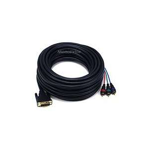   50FT DVI I to 3 RCA component video cable (DVI I   3 RCA): Electronics