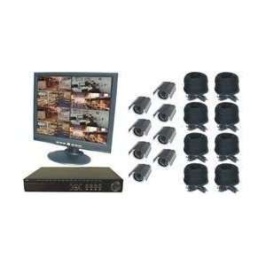  8CH EMBEDDED DVR COMPLETE SYSTEM, 8 WIRED 