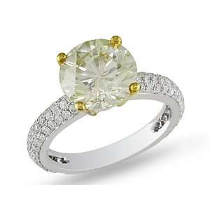  14K White Gold 1/4 CT TDW Round Diamond Ring: Jewelry