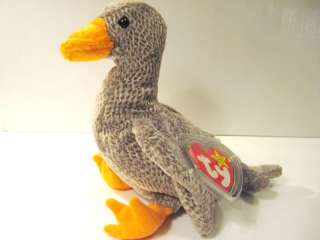 NEW Ty Beanie Baby Honks Gander Goose MWMT 5th Generation Holographic 
