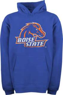 Boise State Broncos Youth Royal Tackle Twill Hooded Sweatshirt  