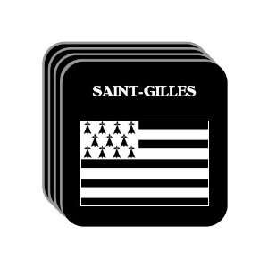 Bretagne (Brittany)   SAINT GILLES Set of 4 Mini Mousepad Coasters