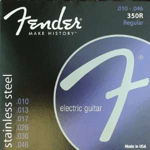  fender 350r Stainless Steel Ball End 010 046 guitar 