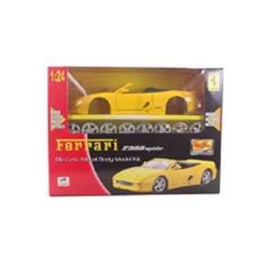  Ferrari F355 Spider 1/24 Model Kit Yellow: Toys & Games