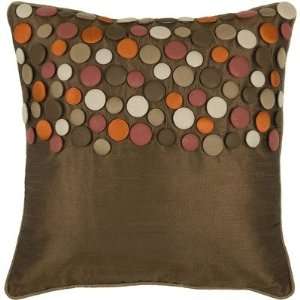  T 3591 18 Decorative Pillow in Brown [Set of 2]