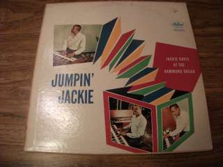 JUMPIN JACKIE DAVIS AT THE HAMMOND ORGAN LP RECORD MONO T 974  