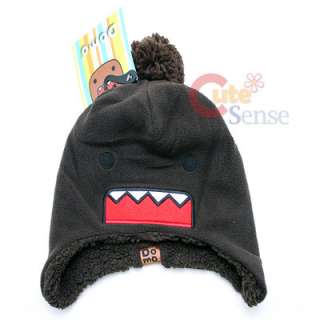 Domo Kun Plush Lapland Hat : Beanie w/ Ear Flap (Junior Boy/Girl 