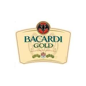  Bacardi Gold 80@ Rum 375ML Grocery & Gourmet Food