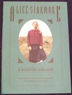 Scottish Garland Alice Starmore knitting book NICE!! knit book 