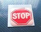 Stop computer sticker/badge/l​ogo 25mmx25mm