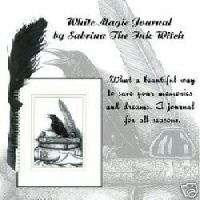 SABRINA THE INK WITCH WHITE MAGIC JOURNAL Fantasy Art  
