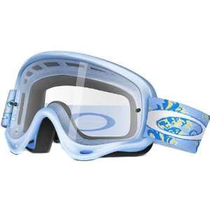  MX O Frame Adult Dirt MotoX Motorcycle Goggles Eyewear   Blue 3D 