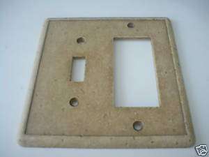 Weybridge Toggle Combo Stone Switch Plate SWP109 02A  