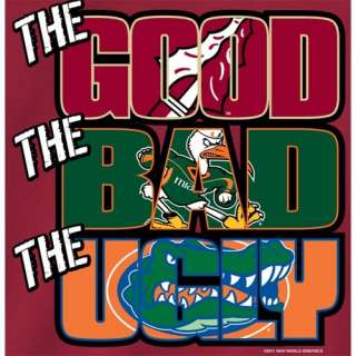   Seminoles FSU Football T Shirts   The Good The Bad The Ugly  