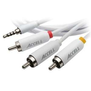   Audio Composite RCA Cable (7 Feet, 2.1 meters) White Electronics