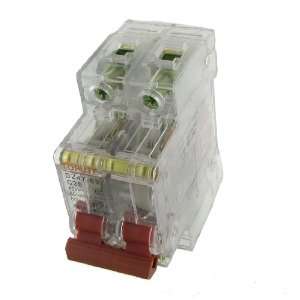 Amico AC 400V 25A Amp 2P Transparent Miniature Mini Circuit Breaker