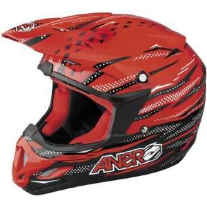   Racing Comet Haze Red Motocross Helmet (Large 45 4281): Automotive