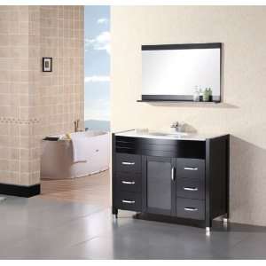  Bathroom Vanity on Single  43 Inch Stone Top Modern Bathroom Vanity Set  Home Improvement