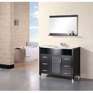   single) 43 Inch Stone Top Modern Bathroom Vanity Set