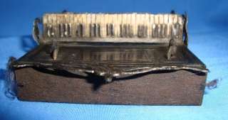 Old Vintage Pewter Material Miniature Piano from Germany 1930 Very 