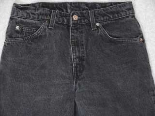 REALLY NICE 1996 LEVIS 550 RELAXED FIT JEANS 27x32 BLACK  