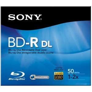  Sony 2x BD R Dual Layer Media Electronics