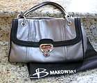 MAKOWSKY Pewter SEOUL Cossbody Bag Handbag Purse  