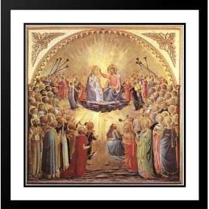 Angelico, , Fra 28x28 Framed and Double Matted The Coronation of the 