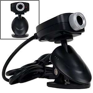  USB PC Color Camera w/Stand & Clip (Black) Electronics