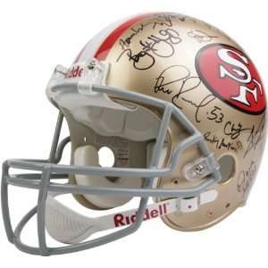com San Francisco 49ers 5 Time Super Bowl Champs Autographed Pro Line 
