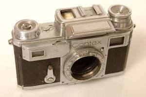ZEISS IKON CONTAX III.FOR PARTS OR REPAIR.FREE WW SHIPP  