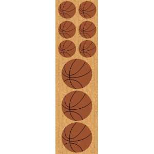  Reminisce Real Sports Chipboard Sticker, Basketball Arts 