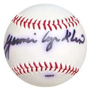  Princess Yasmin Aga Khan Autographed / Signed Baseball 