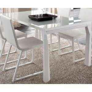  R993064010L17 Alma Prisma Glossy White Table With: Home 