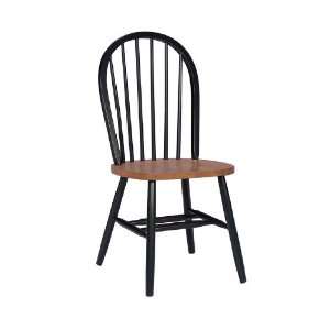  37 High Spindelback Chair   Black/Cherry 