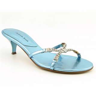Amanda Smith Alexa Womens SZ 8.5 Blue Aqua Sandals Slides Open Toe 