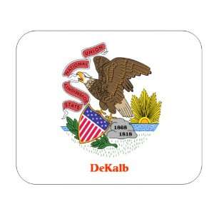  US State Flag   DeKalb, Illinois (IL) Mouse Pad 