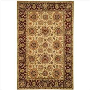  9X12 Ivory Traditional Wool & Silk Handmade Persian Court 