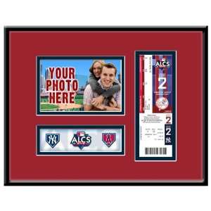   2009 ALCS Game Day Ticket Frame   Yankees vs Angels: Sports & Outdoors