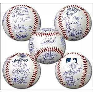  2009 Yankees Team Signed Autographed Baseball: Sports 